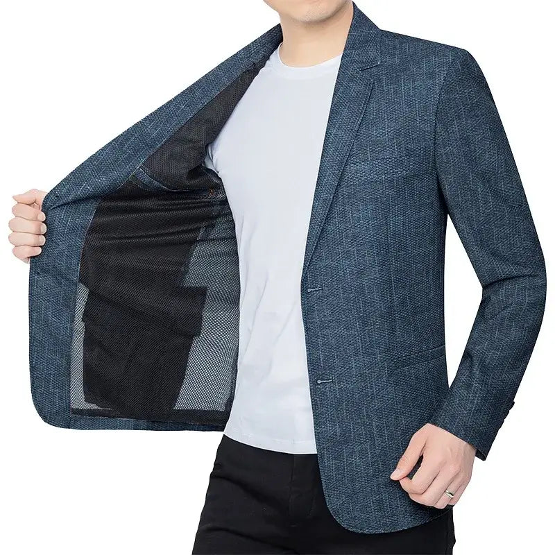 Breathable Quick Drying Blazers Jackets Suits Coats Formal Wear Business Casual Blazers Jackets Men's Clothing