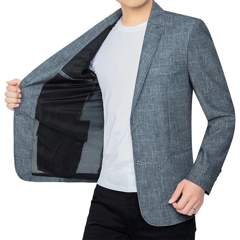 Breathable Quick Drying Blazers Jackets Suits Coats Formal Wear Business Casual Blazers Jackets Men's Clothing